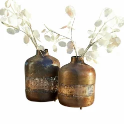 LOBERON Photophores|Porte-Bougies*Lot de 2 photophores Cinziana