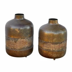 LOBERON Photophores|Porte-Bougies*Lot de 2 photophores Cinziana