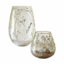 LOBERON Photophores|Porte-Bougies*Lot de 2 photophores Elorisse