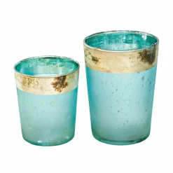 LOBERON Photophores|Porte-Bougies*Lot de 2 photophores Ewena