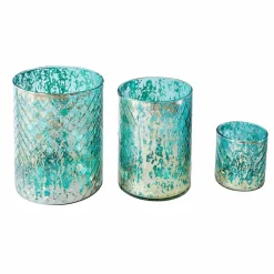 LOBERON Photophores|Porte-Bougies*Lot de 3 photophores Firalen