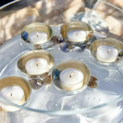 LOBERON Photophores|Porte-Bougies*Lot de 6 photophores flottants Adelia