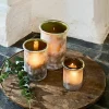 LOBERON Photophores|Porte-Bougies*Lot de 3 photophores Iskira