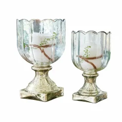 LOBERON Photophores|Porte-Bougies*Lot de 2 photophores Jovique