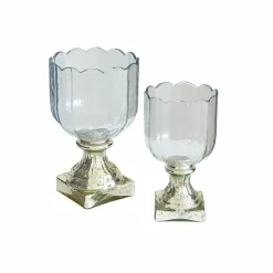 LOBERON Photophores|Porte-Bougies*Lot de 2 photophores Jovique