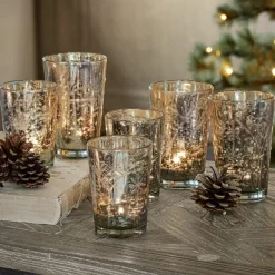 LOBERON Objets Décoratifs De Noël*Lot de 6 photophores Latona