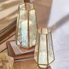 LOBERON Photophores|Porte-Bougies*Lot de 2 photophores Mouniza