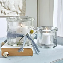 LOBERON Photophores|Porte-Bougies*Lot de 2 photophores Naisette
