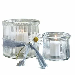 LOBERON Photophores|Porte-Bougies*Lot de 2 photophores Naisette