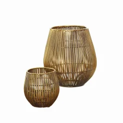 LOBERON Photophores|Porte-Bougies*Lot de 2 photophores Pontarino