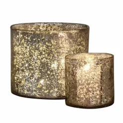 LOBERON Photophores|Porte-Bougies*Lot de 2 photophores Samuel