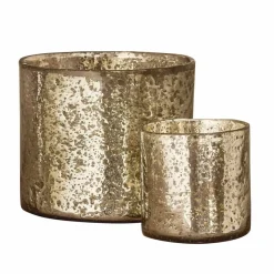 LOBERON Photophores|Porte-Bougies*Lot de 2 photophores Samuel