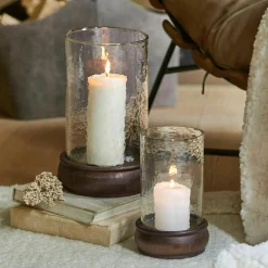 LOBERON Photophores|Porte-Bougies*Lot de 2 photophores Sivalor