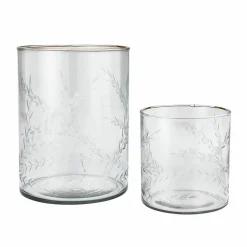 LOBERON Photophores|Porte-Bougies*Lot de 2 photophores Temao