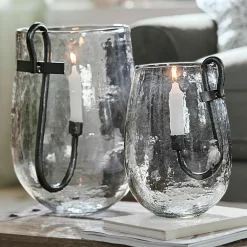 LOBERON Photophores|Porte-Bougies*Lot de 2 photophores Vermand