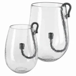 LOBERON Photophores|Porte-Bougies*Lot de 2 photophores Vermand