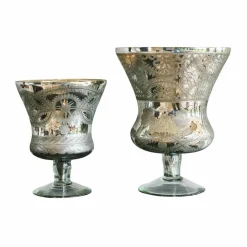 LOBERON Photophores|Porte-Bougies*Lot de 2 photophores Zorayne