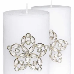 LOBERON Bougies|Couronnes De L'Avent*Lot de 4 pin’s décoratifs Custer