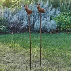 LOBERON Outils De Jardin*Lot de 2 piques de jardin Dariyah