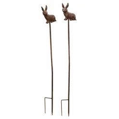 LOBERON Outils De Jardin*Lot de 2 piques de jardin Dariyah