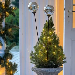 LOBERON Décorations De Jardin*Lot de 2 piquets décoratifs Cainan