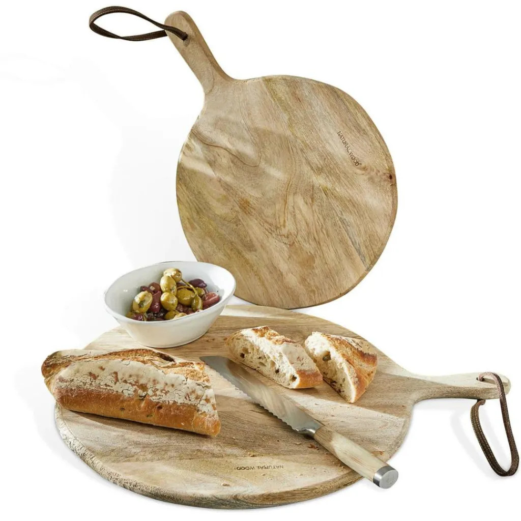 LOBERON Ustensiles De Cuisine|Accessoires De Table*Lot de 2 planches à découper Nitra