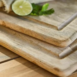 LOBERON Ustensiles De Cuisine|Accessoires De Table*Lot de 2 planches à découper Lestino