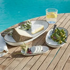 LOBERON Vaisselle|Vaisselle*Lot de 3 plateaux de service Biarré