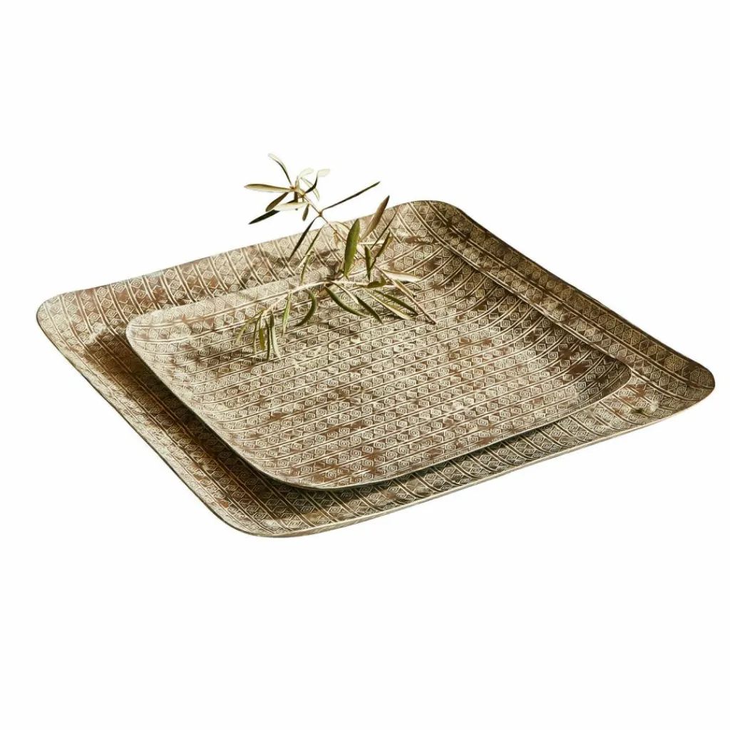 LOBERON Plateaux|Plateaux*Lot de 2 plateaux Farouq