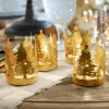 LOBERON Photophores|Couronnes De L'Avent*Lot de 4 porte-bougies chauffe-plats Ismerie
