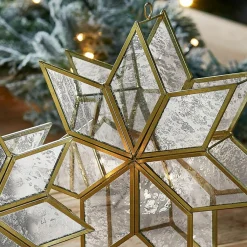 LOBERON Décorations De Table De Noël|Photophores, Chandeliers Et Lanternes*Lot de 2 porte-bougies Zaydan