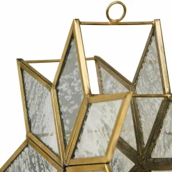 LOBERON Décorations De Table De Noël|Photophores, Chandeliers Et Lanternes*Lot de 2 porte-bougies Zaydan