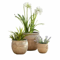LOBERON Cache-Pots Et Amphores*Lot de 3 pots de fleurs Clorivon