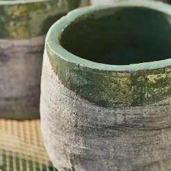 LOBERON Cache-Pots Et Amphores*Lot de 2 pots de fleurs Malivon