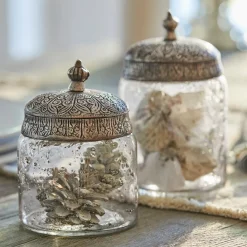LOBERON Pots|Coupes Et Pots*Lot de 2 pots en verre Laurnena
