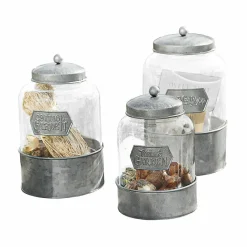 LOBERON Boîtes Et Cloches En Verre|Boîtes Et Cloches En Verre*Lot de 3 pots Jaubert
