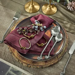 LOBERON Ustensiles De Cuisine|Accessoires De Table*Lot de 4 ronds de serviettes Motje