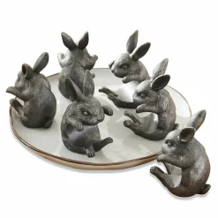 LOBERON Ustensiles De Cuisine|Accessoires De Table*Lot de 6 ronds de serviettes Aurelie
