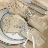 LOBERON Décorations De Table De Noël*Lot de 2 ronds de serviette Sophie