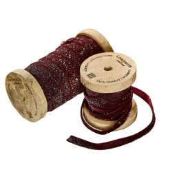 LOBERON Emballages Cadeaux|Papeterie*Lot de 2 rubans en velours Risorio