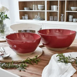 LOBERON Vaisselle|Vaisselle*Lot de 2 saladiers Biarré