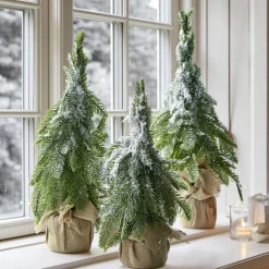 LOBERON Sapins Et Accessoires|Objets Décoratifs De Noël*Lot de 3 sapins décoratifs Selitor