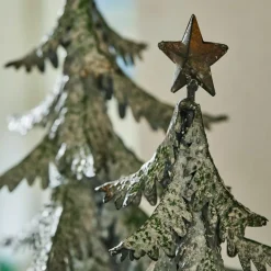 LOBERON Objets Décoratifs De Noël*Lot de 2 sapins décoratifs Cour