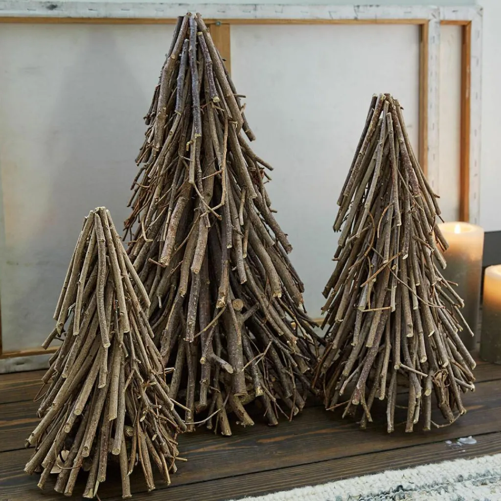 LOBERON Objets Décoratifs|Sapins Et Accessoires*Lot de 3 sapins décoratifs Orilev