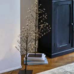 LOBERON Décorations Lumineuses*Lot de 2 sapins décoratifs Hellerud