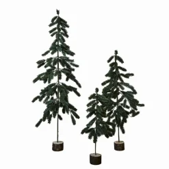 LOBERON Sapins Et Accessoires*Lot de 3 sapins de Noël Lorin