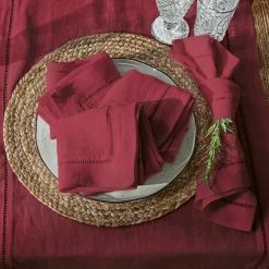 LOBERON Nappes|Linge De Table*Lot de 4 serviettes Covent Garden