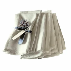 LOBERON Nappes|Linge De Table*Lot de 6 serviettes de table Fibi