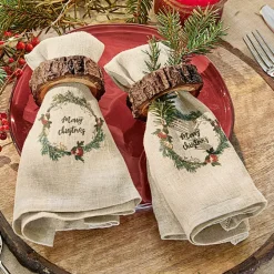 LOBERON Linge De Table*Lot de 2 serviettes de table Halofay