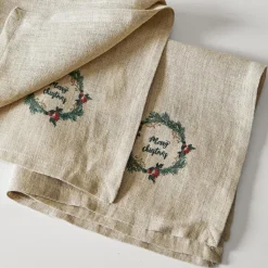 LOBERON Linge De Table*Lot de 2 serviettes de table Halofay